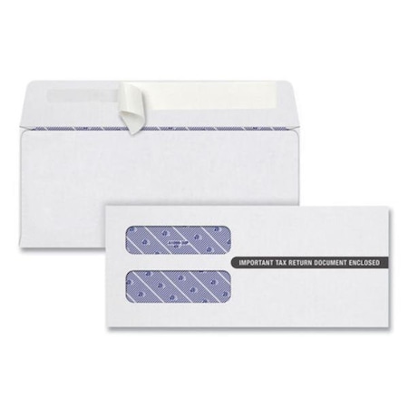 Tops 3.75 x 8.75 in. 1099 Double Window Envelope, White TOP2222PS3
